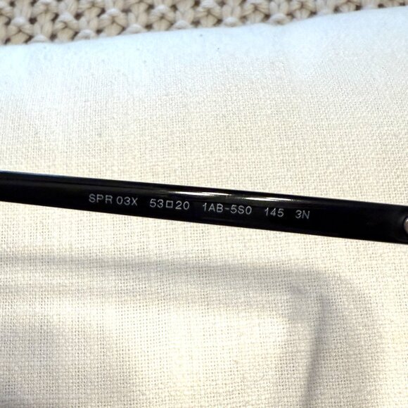 Prada Women's Sunglasses SPR-03X Black/Gray - Picture 9 of 14